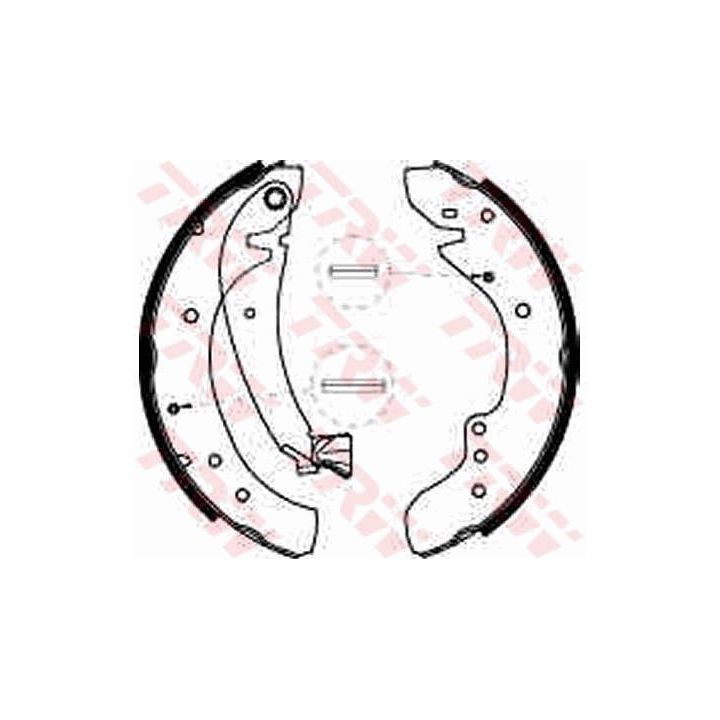 Stabdžių trinkelių komplektas TRW GS8545