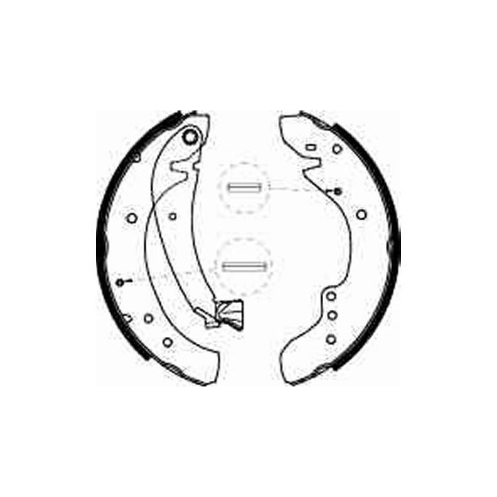 Stabdžių trinkelių komplektas TRW GS8545