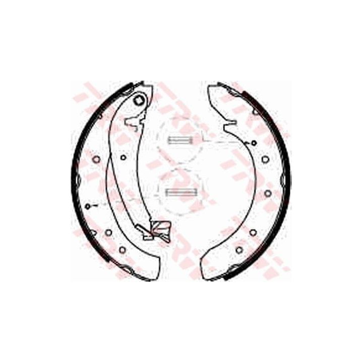 Stabdžių trinkelių komplektas TRW GS8546