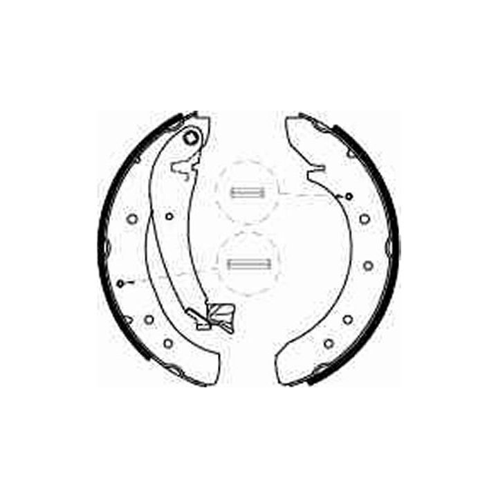 Stabdžių trinkelių komplektas TRW GS8546