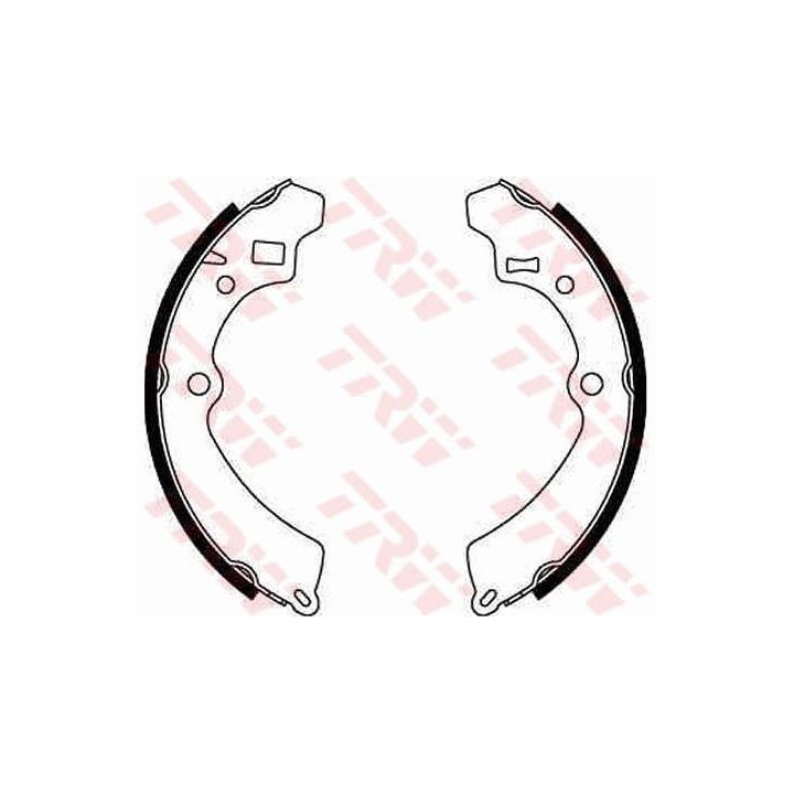 Stabdžių trinkelių komplektas TRW GS8548
