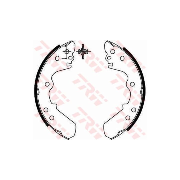 Stabdžių trinkelių komplektas TRW GS8551