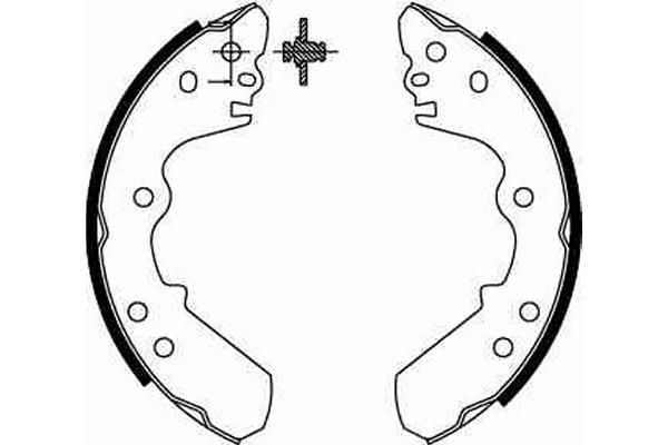 Stabdžių trinkelių komplektas TRW GS8551