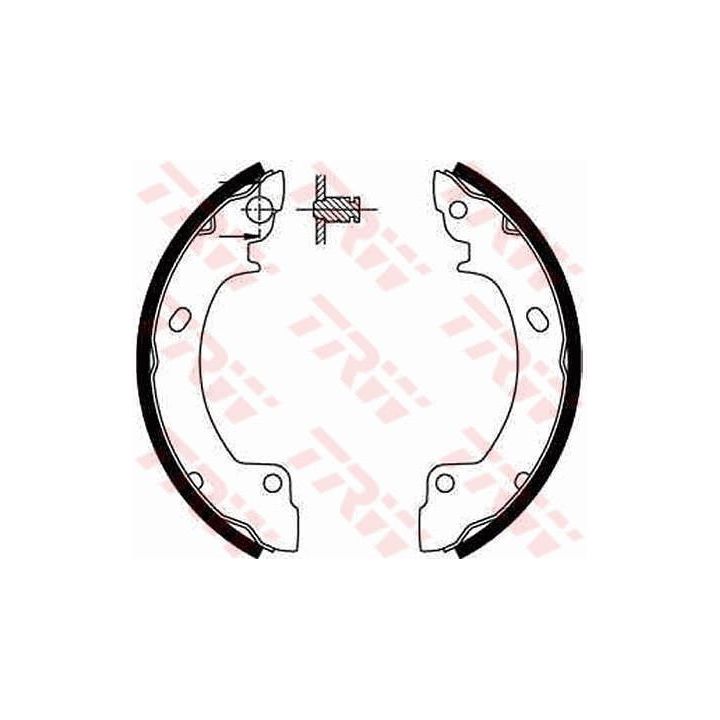 Stabdžių trinkelių komplektas TRW GS8552