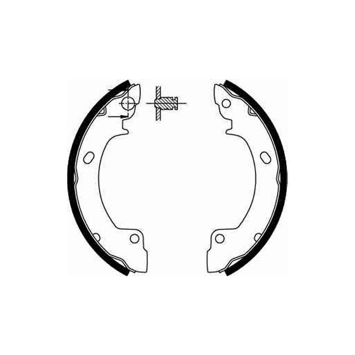 Stabdžių trinkelių komplektas TRW GS8552