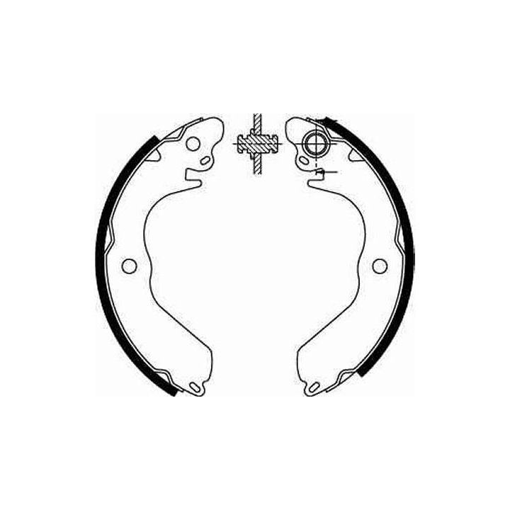 Stabdžių trinkelių komplektas TRW GS8553