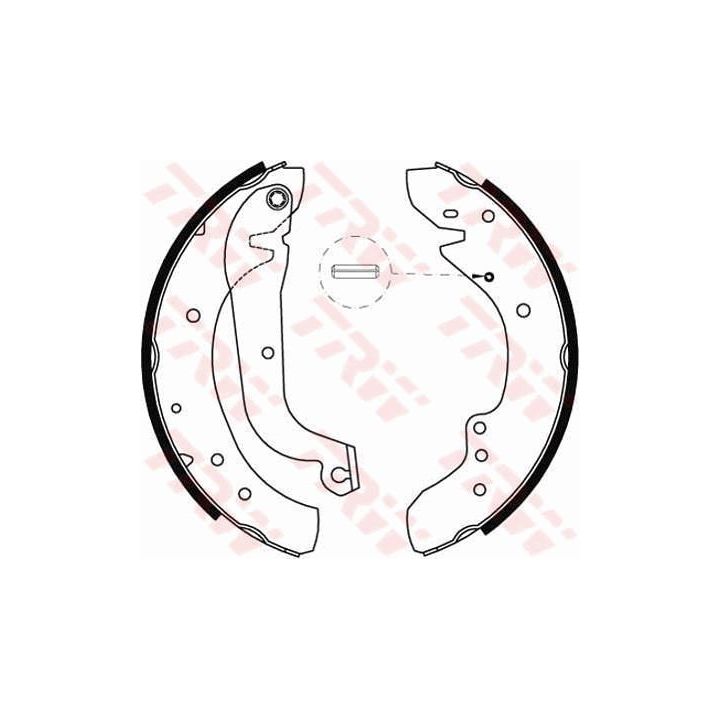 Stabdžių trinkelių komplektas TRW GS8565