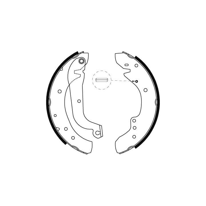 Stabdžių trinkelių komplektas TRW GS8565