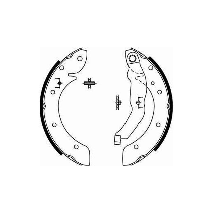 Stabdžių trinkelių komplektas TRW GS8567