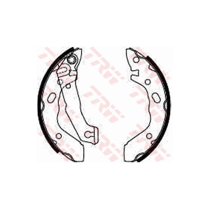 Stabdžių trinkelių komplektas TRW GS8568