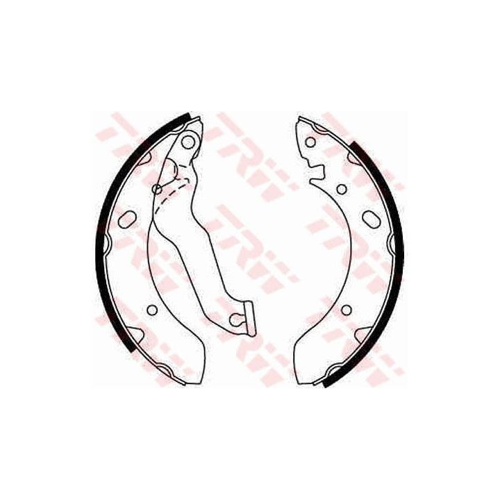 Stabdžių trinkelių komplektas TRW GS8569