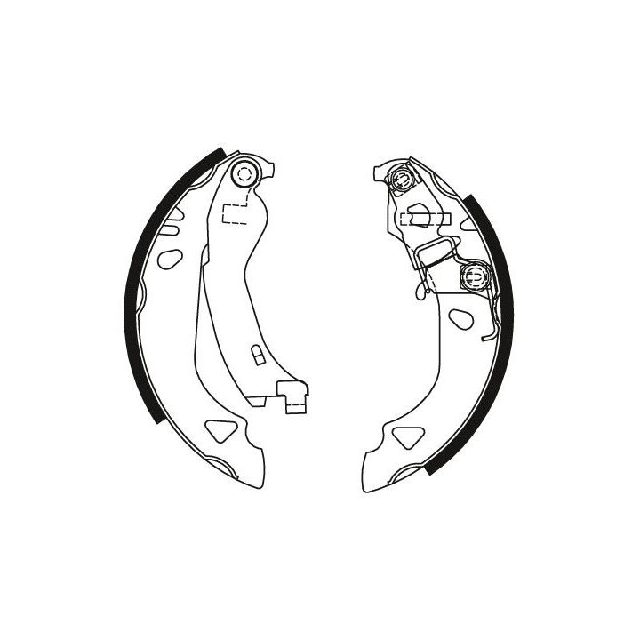 Stabdžių trinkelių komplektas TRW GS8570