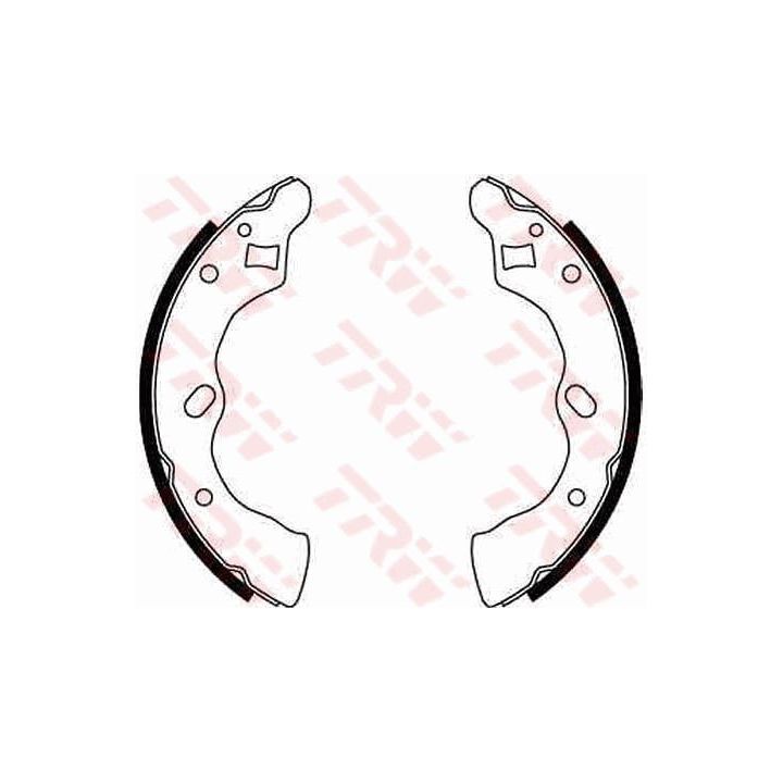 Stabdžių trinkelių komplektas TRW GS8581
