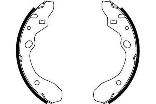 Stabdžių trinkelių komplektas TRW GS8582