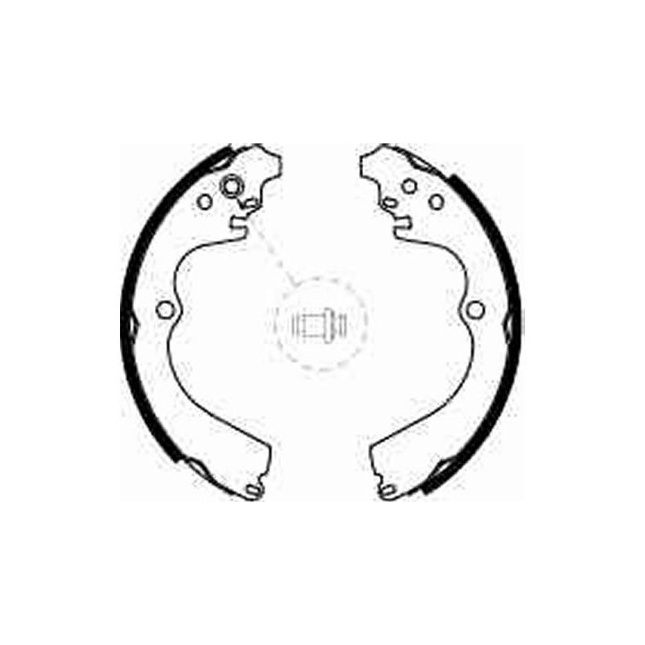 Stabdžių trinkelių komplektas TRW GS8584