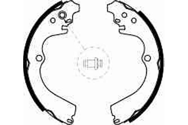 Stabdžių trinkelių komplektas TRW GS8584