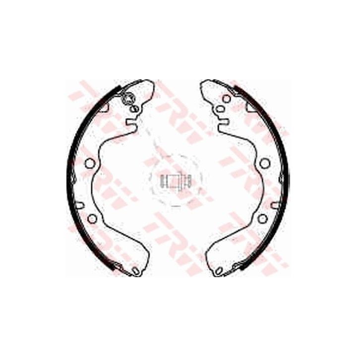 Stabdžių trinkelių komplektas TRW GS8587