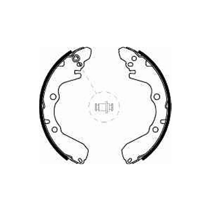 Stabdžių trinkelių komplektas TRW GS8587