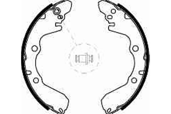 Stabdžių trinkelių komplektas TRW GS8587