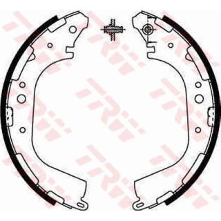 Stabdžių trinkelių komplektas TRW GS8590