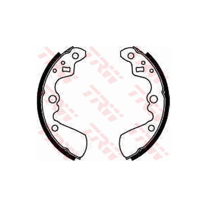 Stabdžių trinkelių komplektas TRW GS8597