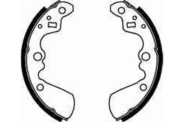 Stabdžių trinkelių komplektas TRW GS8597