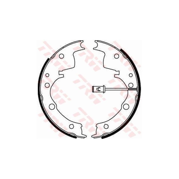 Stabdžių trinkelių komplektas TRW GS8598