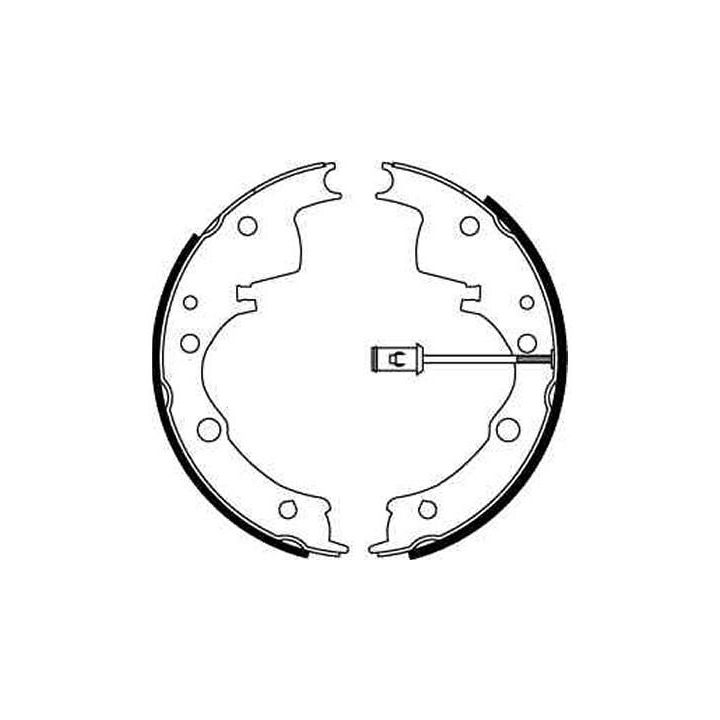 Stabdžių trinkelių komplektas TRW GS8598