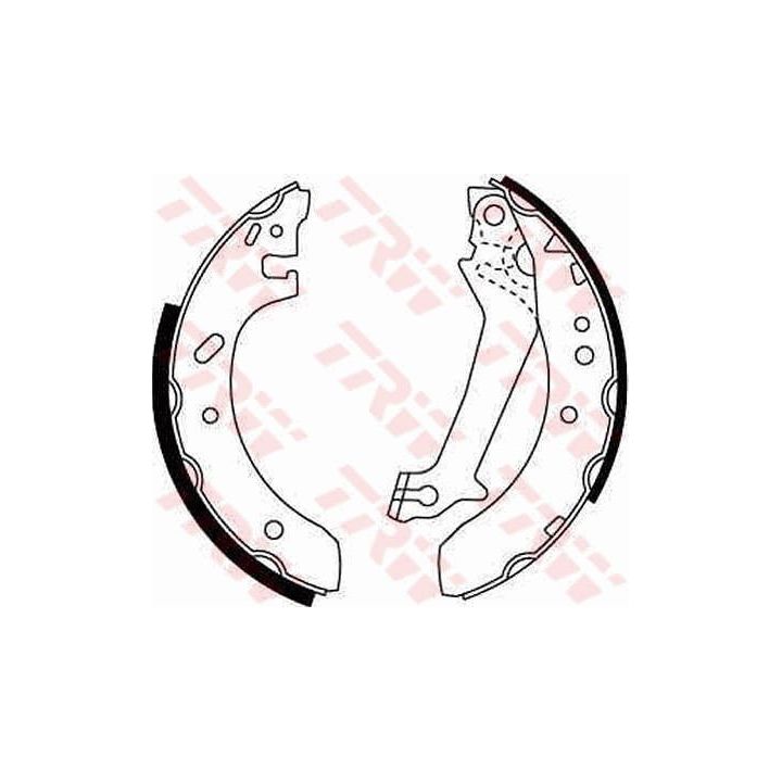 Stabdžių trinkelių komplektas TRW GS8607