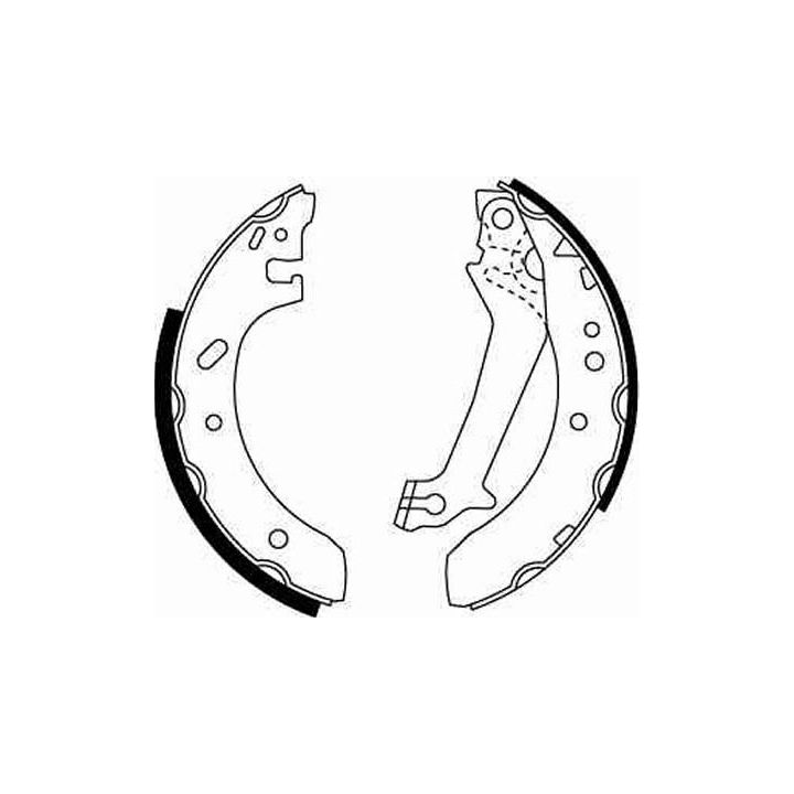 Stabdžių trinkelių komplektas TRW GS8607