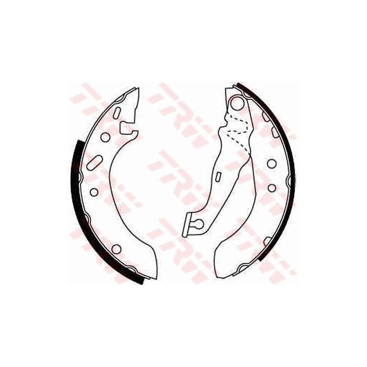 Stabdžių trinkelių komplektas TRW GS8611