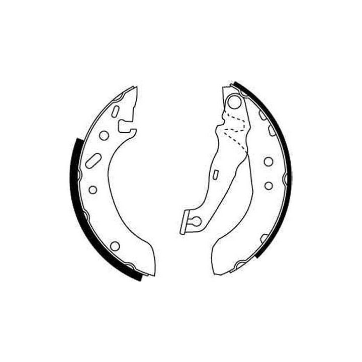 Stabdžių trinkelių komplektas TRW GS8611