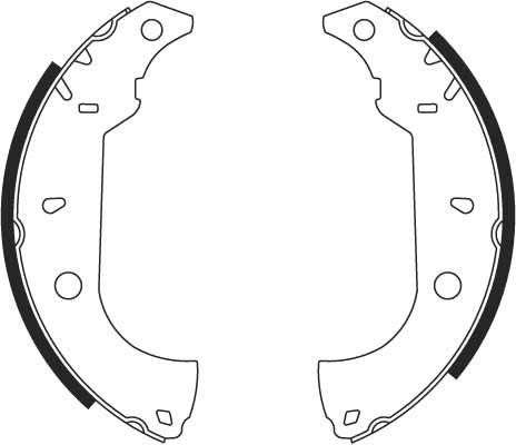 Stabdžių trinkelių komplektas TRW GS8614