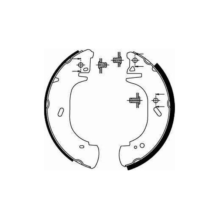 Stabdžių trinkelių komplektas TRW GS8630