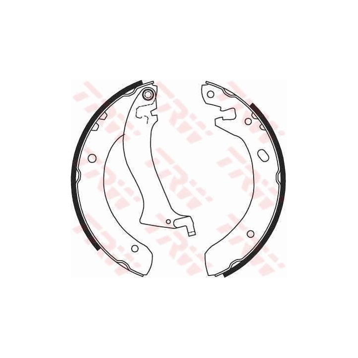 Stabdžių trinkelių komplektas TRW GS8633
