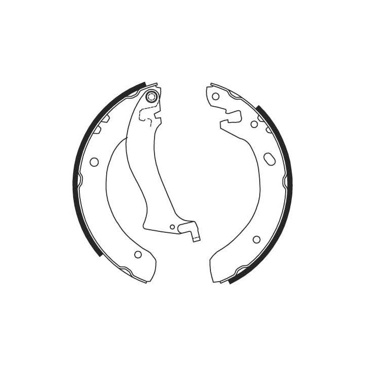 Stabdžių trinkelių komplektas TRW GS8633