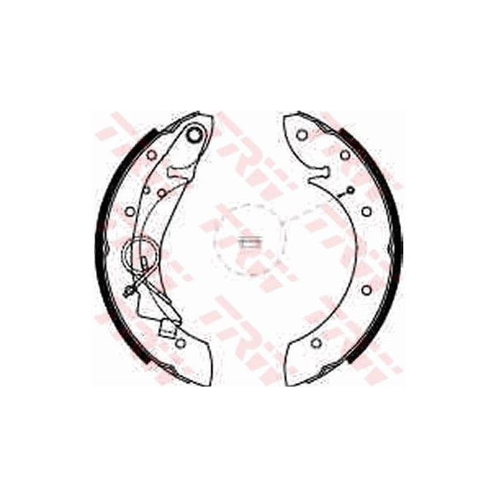 Stabdžių trinkelių komplektas TRW GS8635
