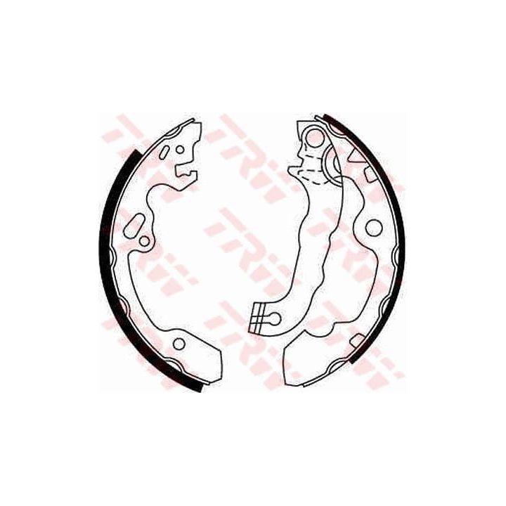 Stabdžių trinkelių komplektas TRW GS8636