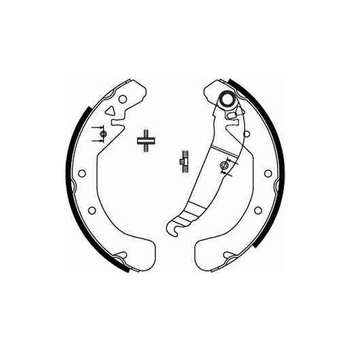 Stabdžių trinkelių komplektas TRW GS8637