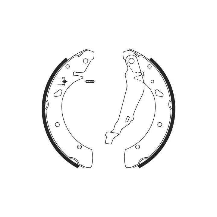 Stabdžių trinkelių komplektas TRW GS8640