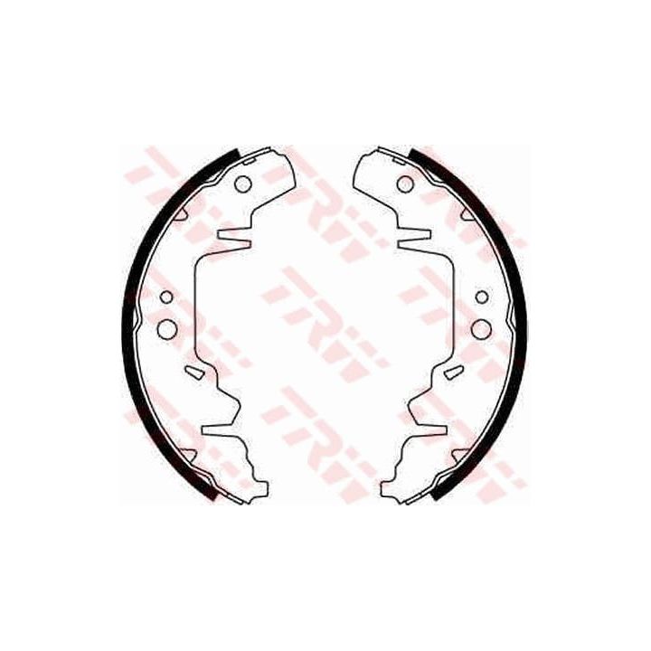 Stabdžių trinkelių komplektas TRW GS8643