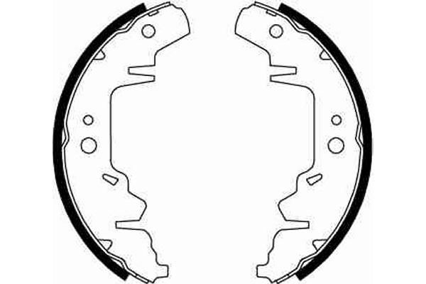 Stabdžių trinkelių komplektas TRW GS8643