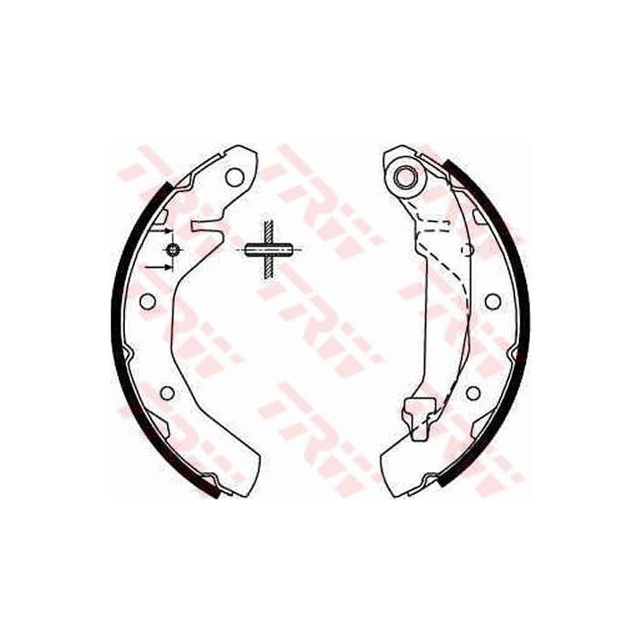 Stabdžių trinkelių komplektas TRW GS8645