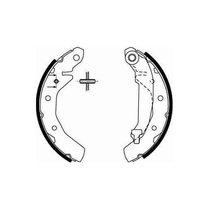 Stabdžių trinkelių komplektas TRW GS8645
