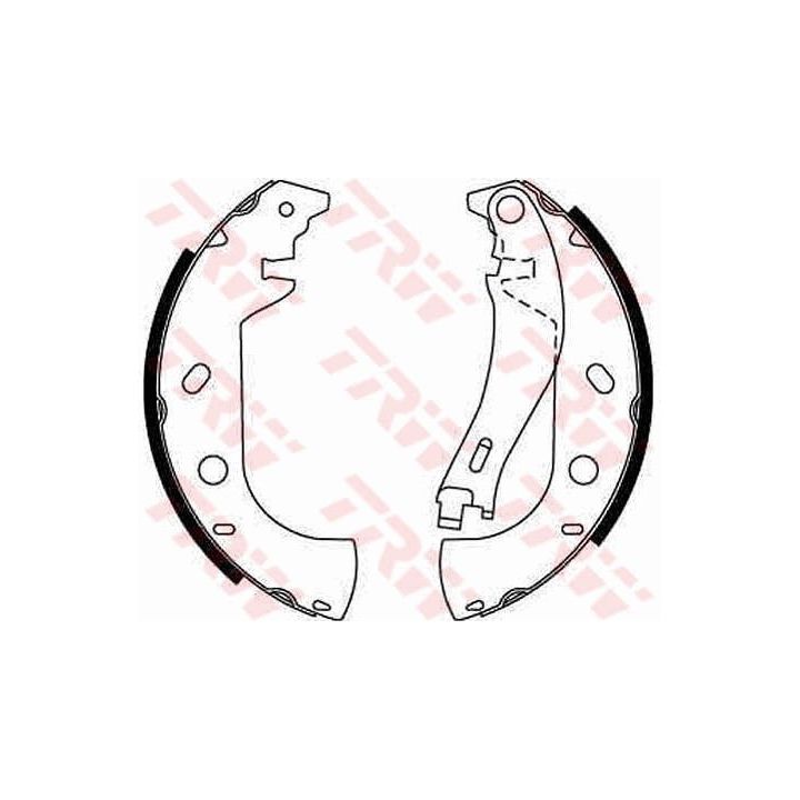 Stabdžių trinkelių komplektas TRW GS8653