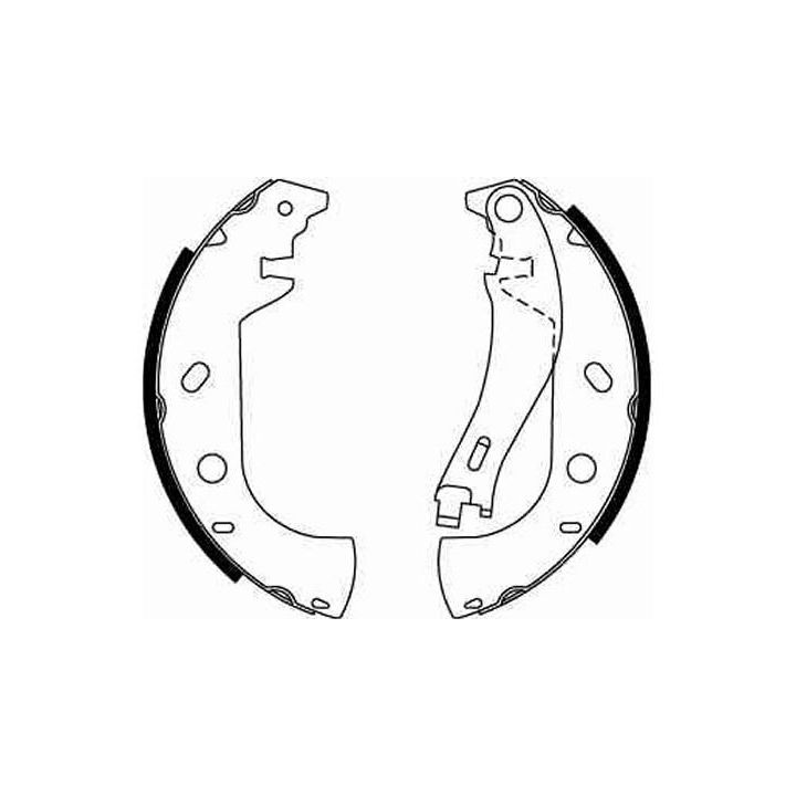 Stabdžių trinkelių komplektas TRW GS8653