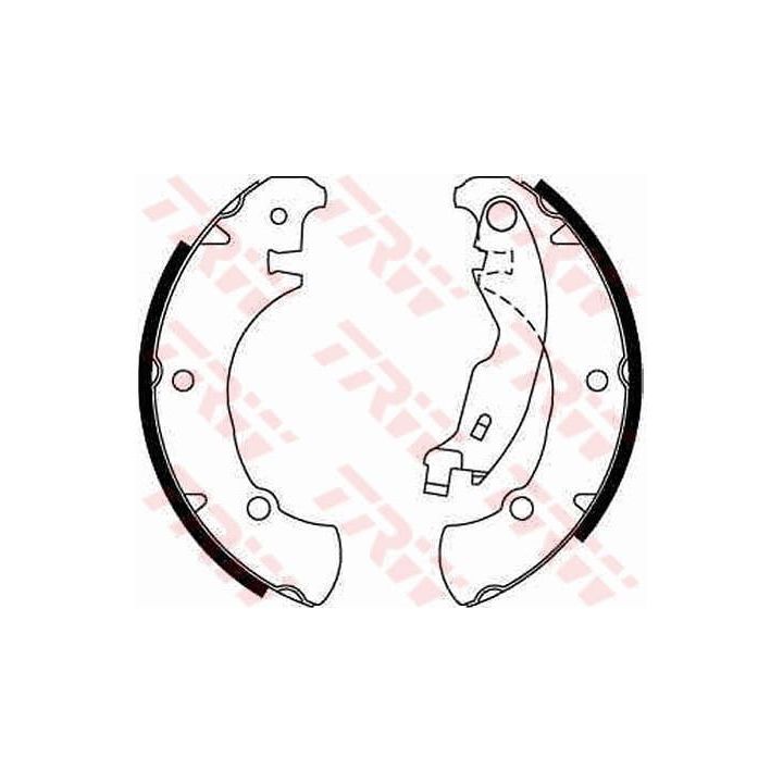 Stabdžių trinkelių komplektas TRW GS8654