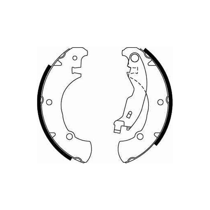 Stabdžių trinkelių komplektas TRW GS8654