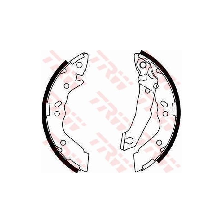 Stabdžių trinkelių komplektas TRW GS8658