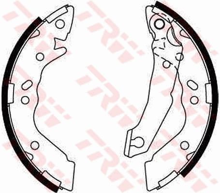 Stabdžių trinkelių komplektas TRW GS8658